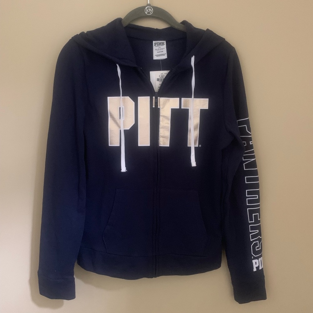 NWT VS Pink University of Pittsburgh Full-Zip